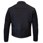Merlin Ridge Cotec Leather Black Jacket