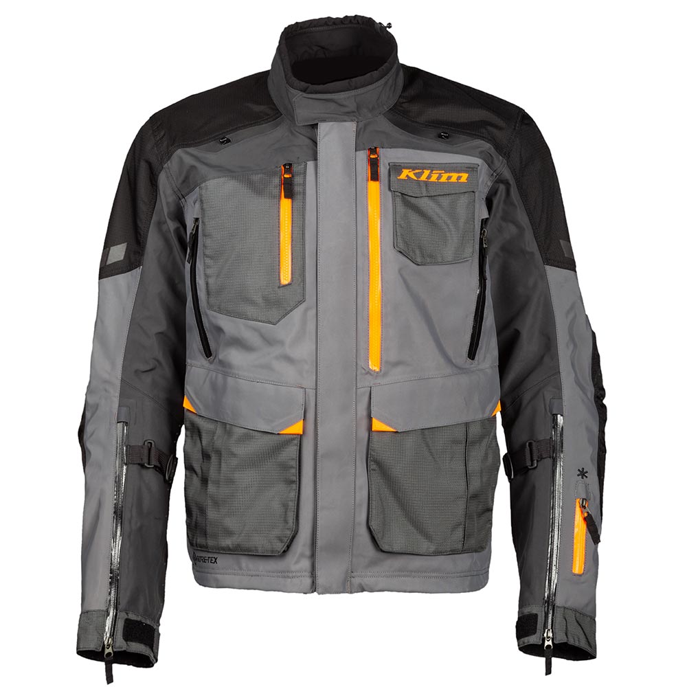Klim Carlsbad Jacket Asphalt - Strike Orange