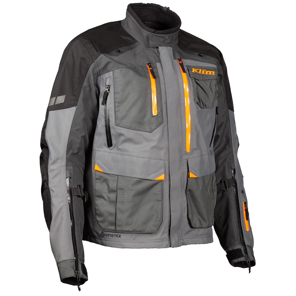 Klim Carlsbad Jacket Asphalt - Strike Orange