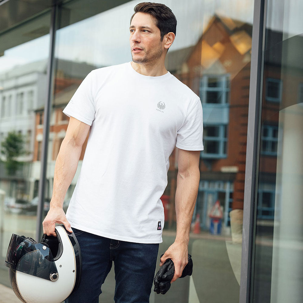 Merlin Lifestyle Radford Core Tee White