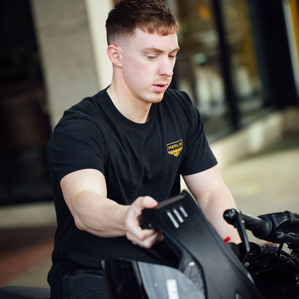 Merlin Lifestyle Truro Signature Tee Black