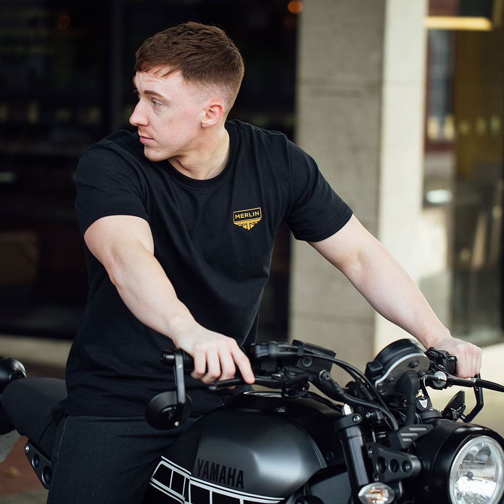 Merlin Lifestyle Truro Signature Tee Black