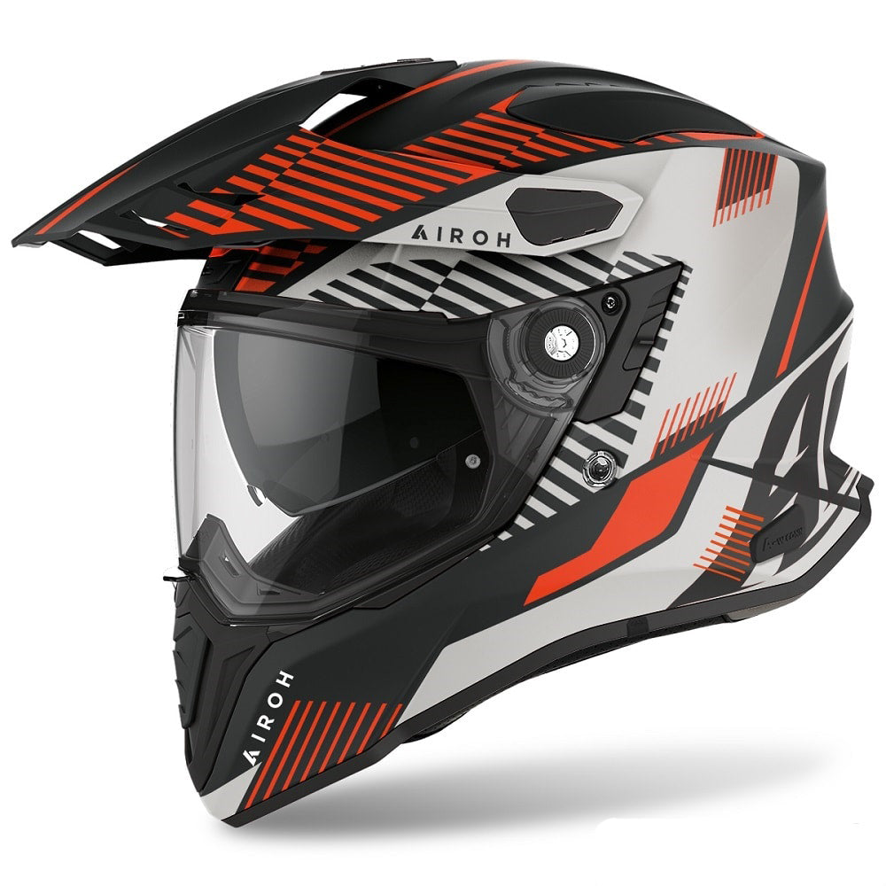 Airoh Commander Boost Matt Orange Adventure Helmet