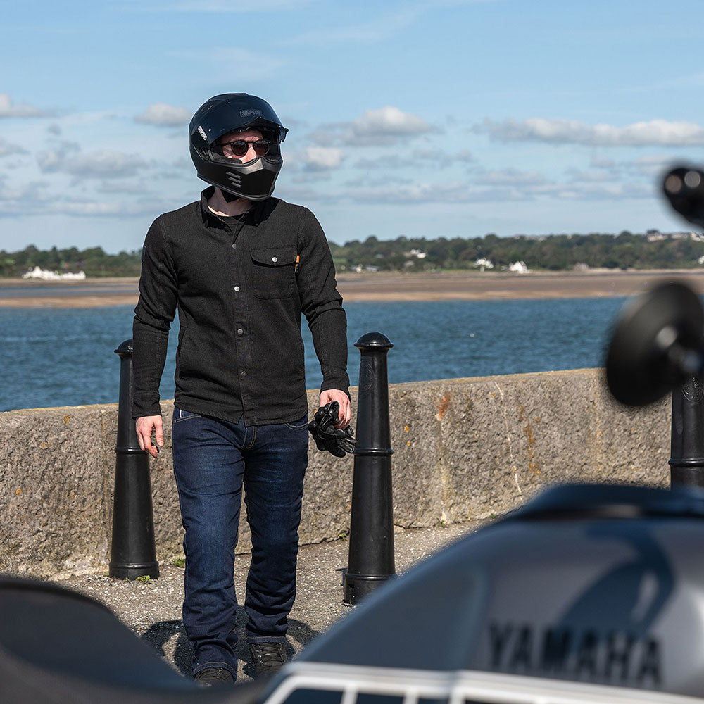 Merlin Porta D3O Canvas Riding Shirt S/Layer Black