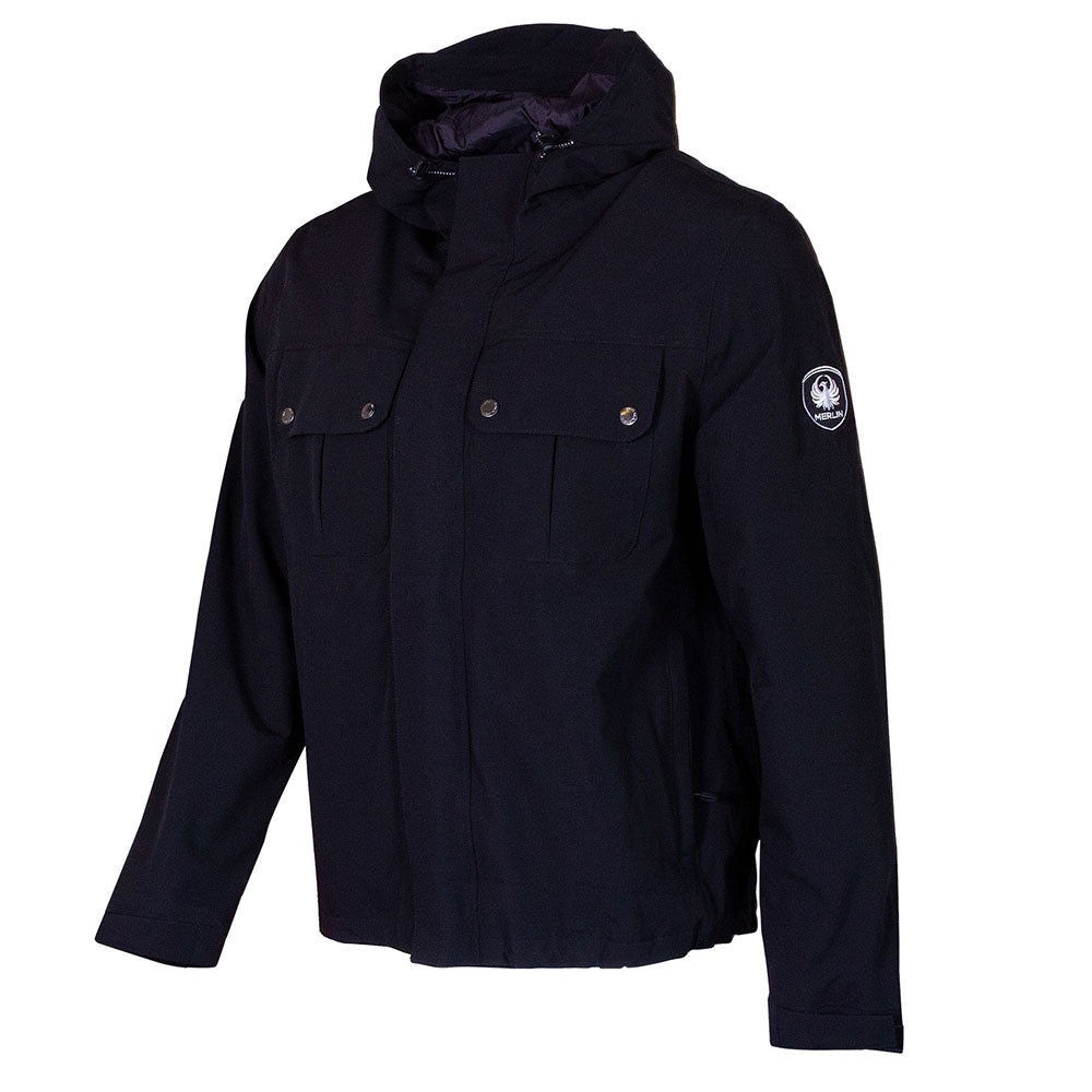 Merlin Bramshaw Laminate Rain Jacket Black