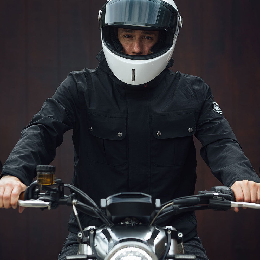 Merlin Bramshaw Laminate Rain Jacket Black