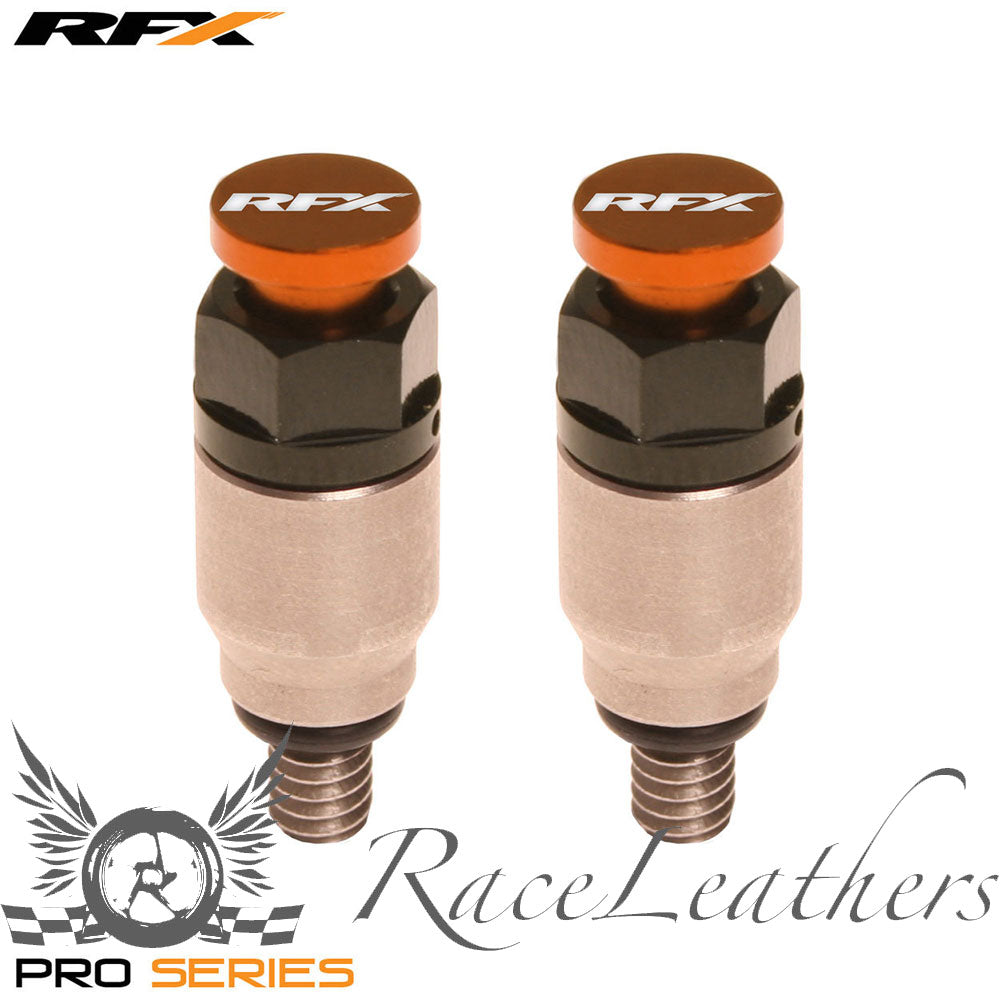 RFX Orange Silver Fork Bleeders