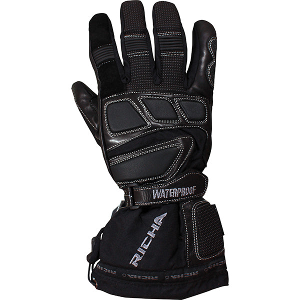 Richa Carbon Winter Waterproof Thermal Gloves Black