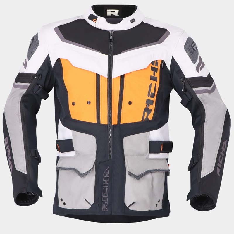 Richa Infinity 2 Adventure Jacket Grey Orange