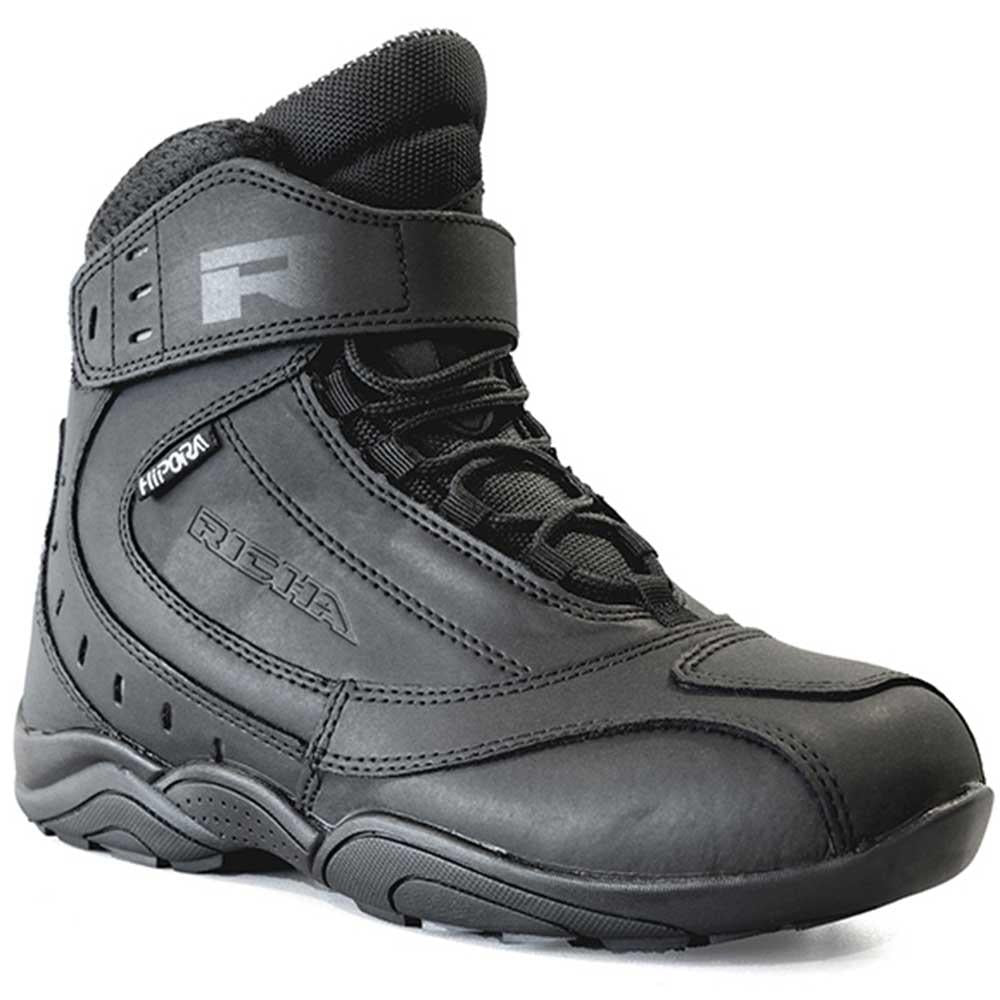 Richa Slick Waterproof Short Boots Black