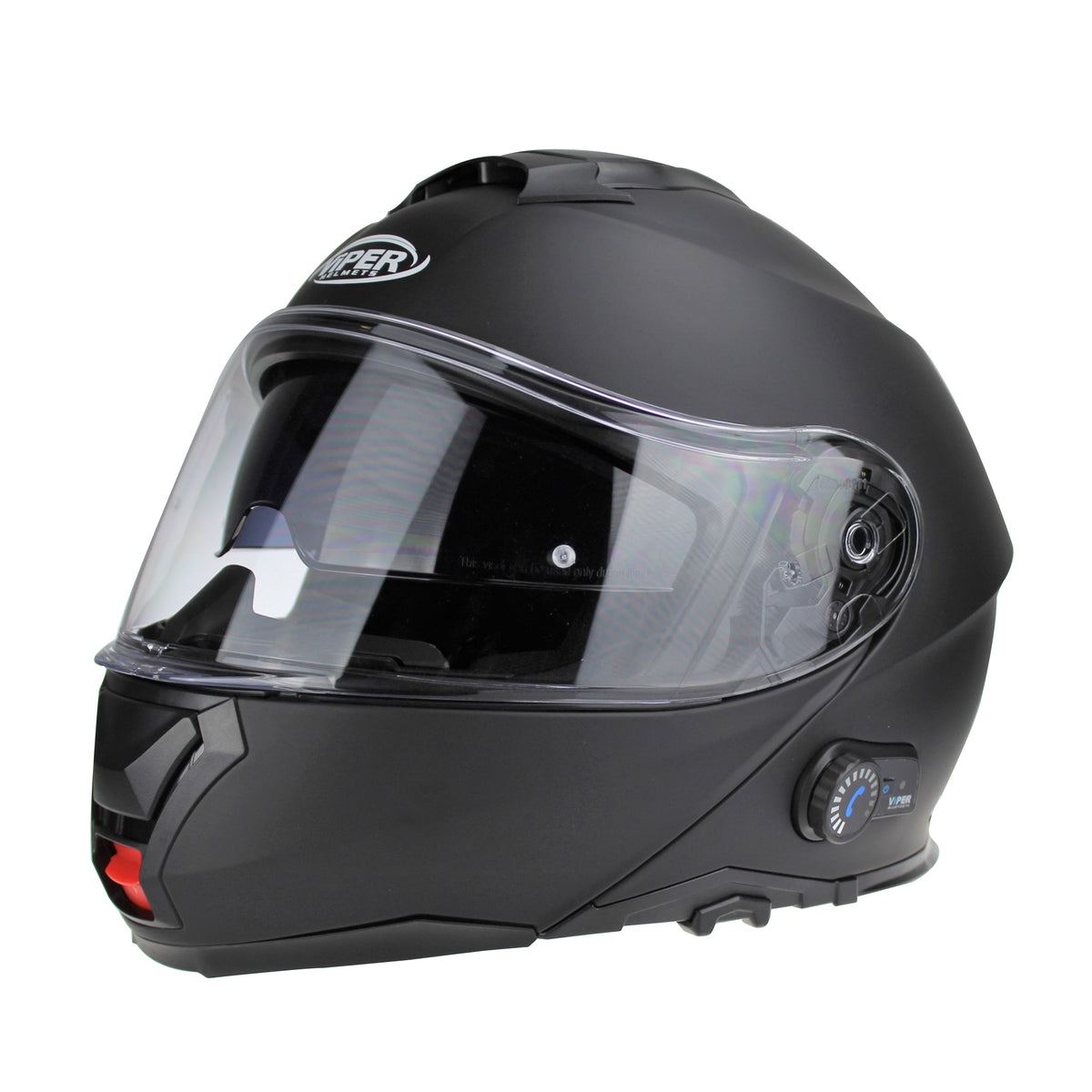 Viper RSV191 Bluetooth Flip-Front Helmet - Matt Black