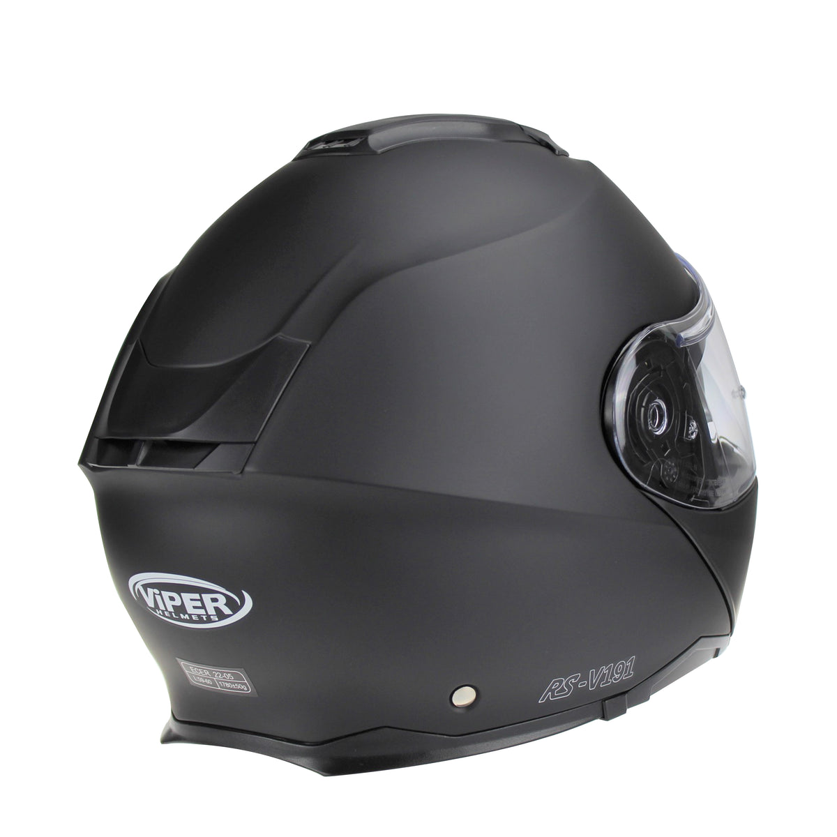 Viper RSV191 Bluetooth Flip-Front Helmet - Matt Black