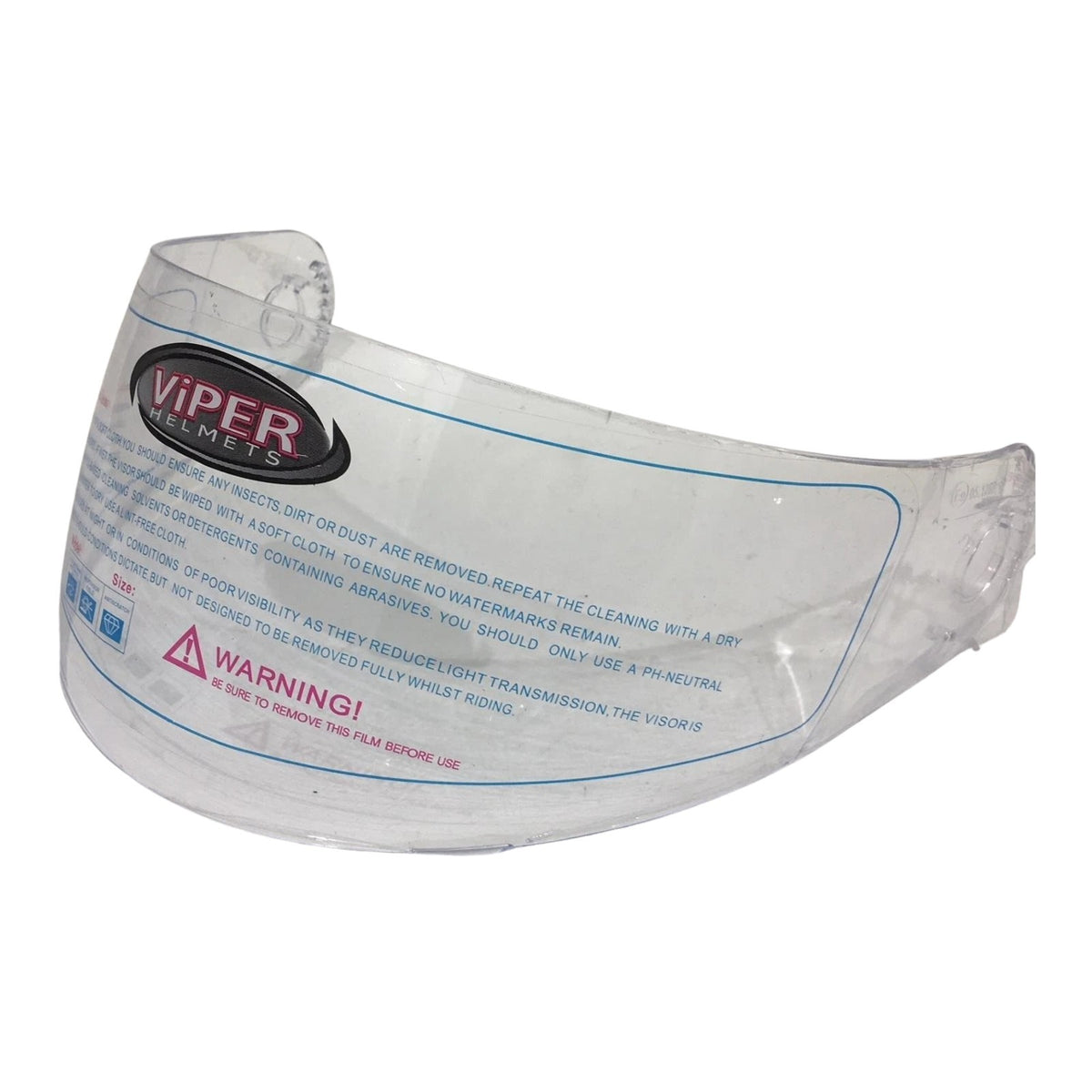 Viper Visor 6 (44 V7 220) Clear One