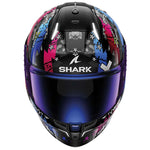 Shark Skwal I3 Hellcat White Blue Violet + Free Iridium Pink Visor