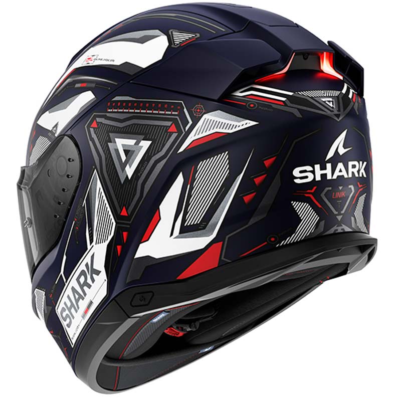 Shark Skwal i3 Linik Matt Black White Red
