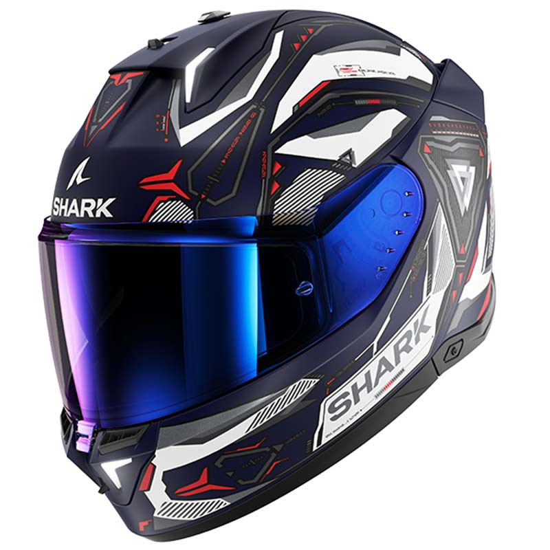Shark Skwal i3 Linik Matt Black White Red