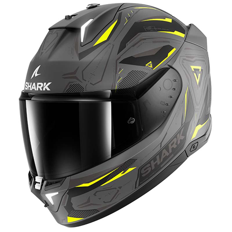 Shark Skwal i3 Linik Matt Grey Yellow