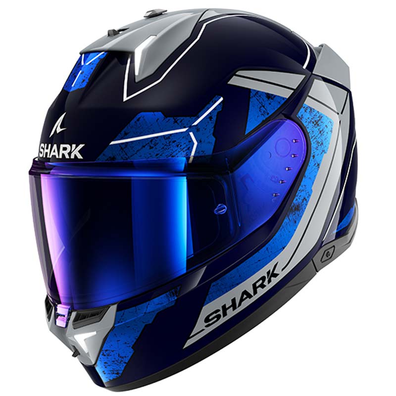 Shark Skwal i3 Rhad Blue Black Silver