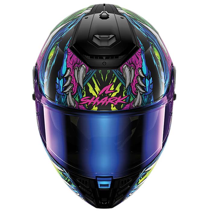 Shark Spartan RS Shaytan Black Green Violet