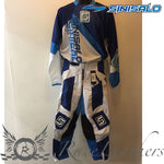 Sinisalo Blue Electrick MX Trouser Jersey Set