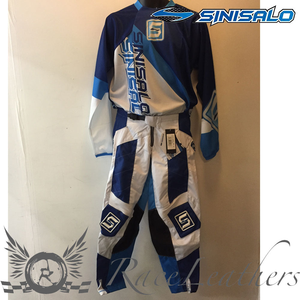Sinisalo Blue Electrick MX Trouser Jersey Set