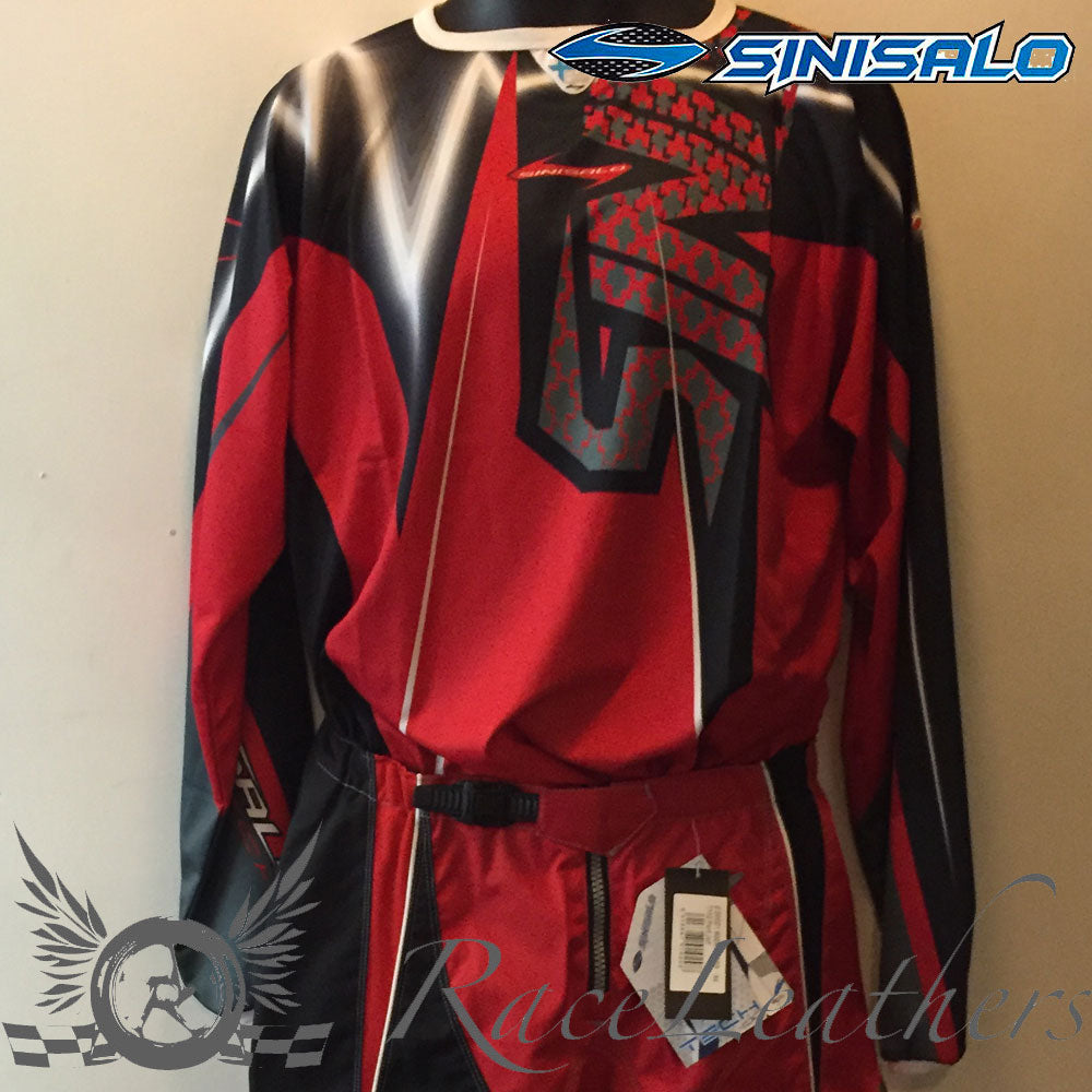 Sinisalo Red White MX Jersey
