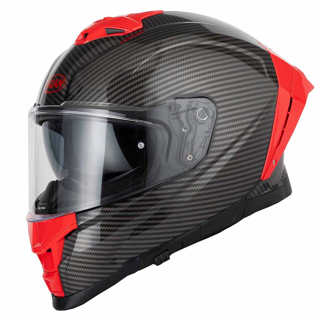 Vcan H162 X-Zero Red Full Face Motorcycle Helmet