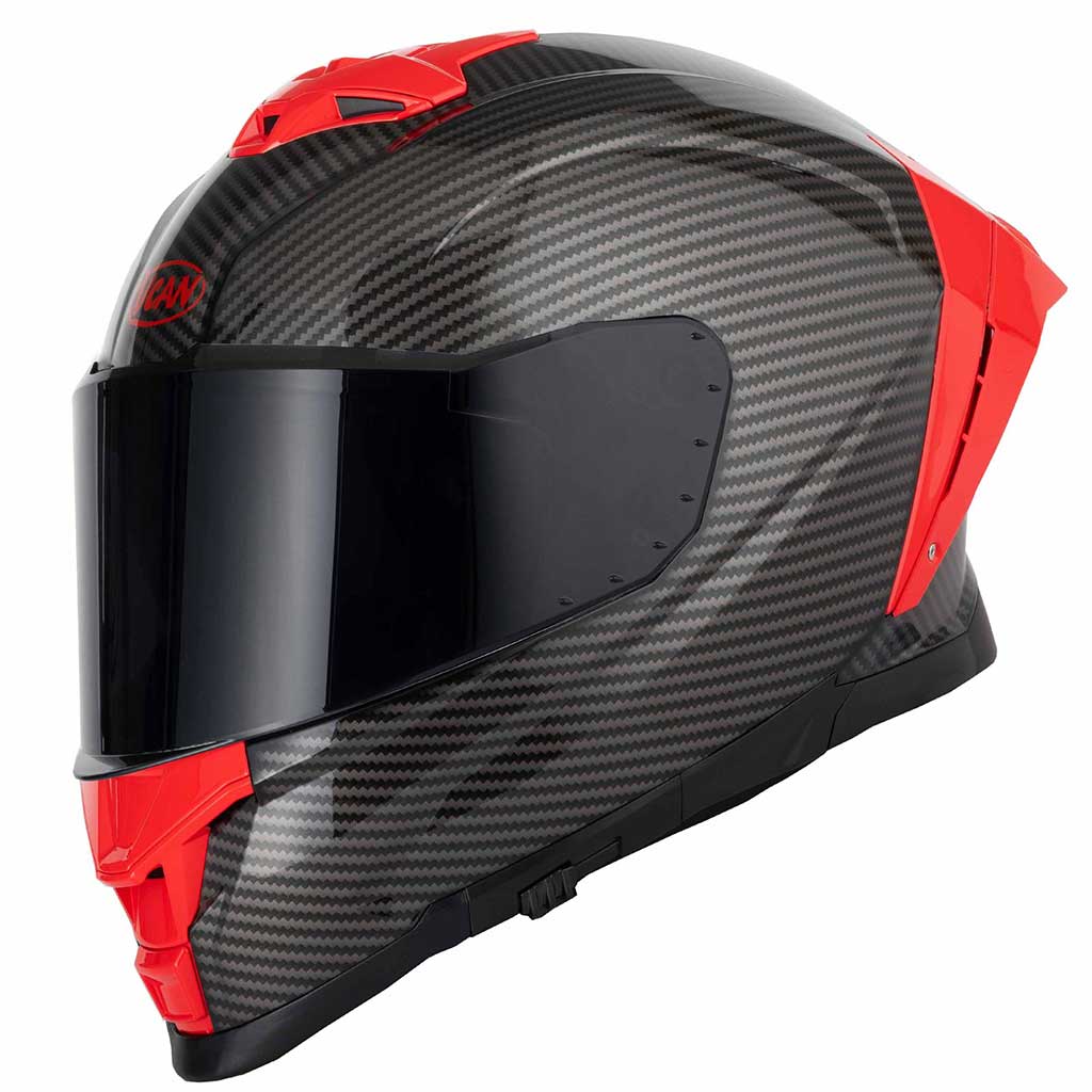 Vcan H162 X-Zero Red Full Face Motorcycle Helmet