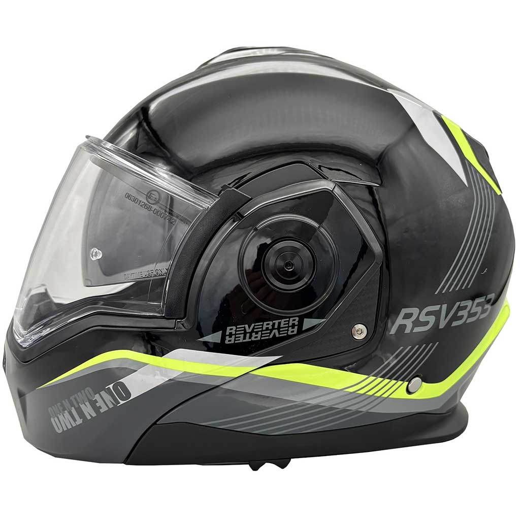 Viper RSV353 Revert-X Black Fluo Flip Front Helmet