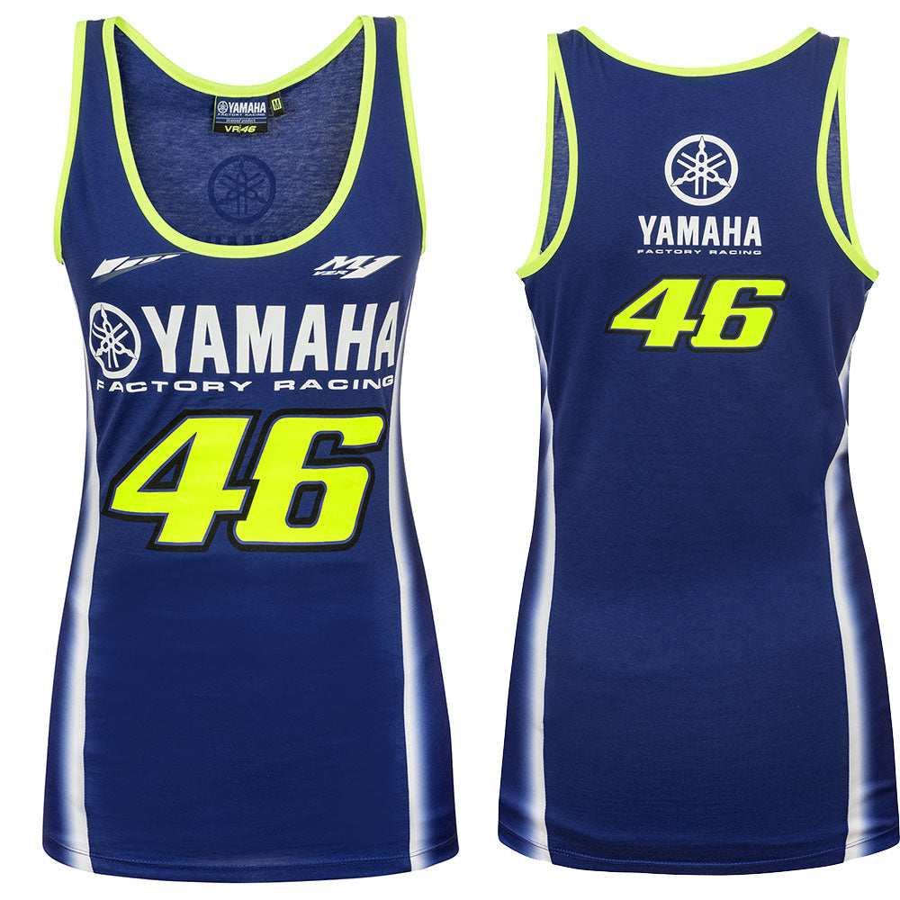 Valentino Rossi VR46 Ladies Womens Yamaha Tank Top