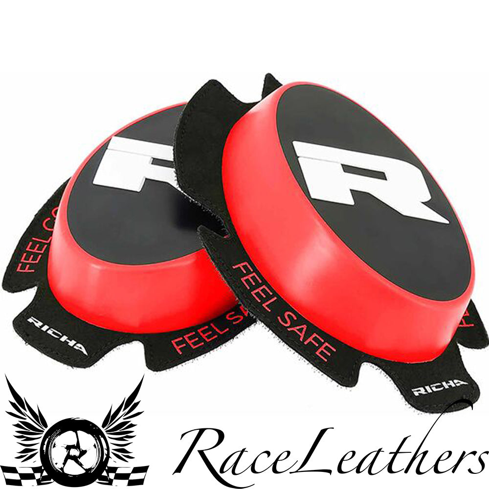 Richa Racing 'R' Knee Sliders Red
