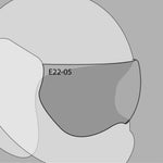 Visor To Fit The Boxer V & Classic Black 50% Anti-Scratch / Anti Fog