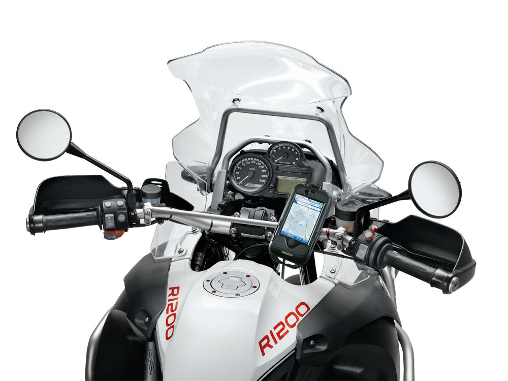 Interphone IPHONE 4 Black Motorcycle Holder Mount For Tubular Handlebars