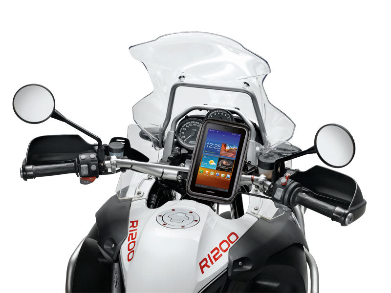 Interphone 7 Inch Tablet Holder Mount For Motorcycle Tubular Handlebars