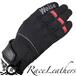 Weise Pit Motorcycle Gloves Black Red
