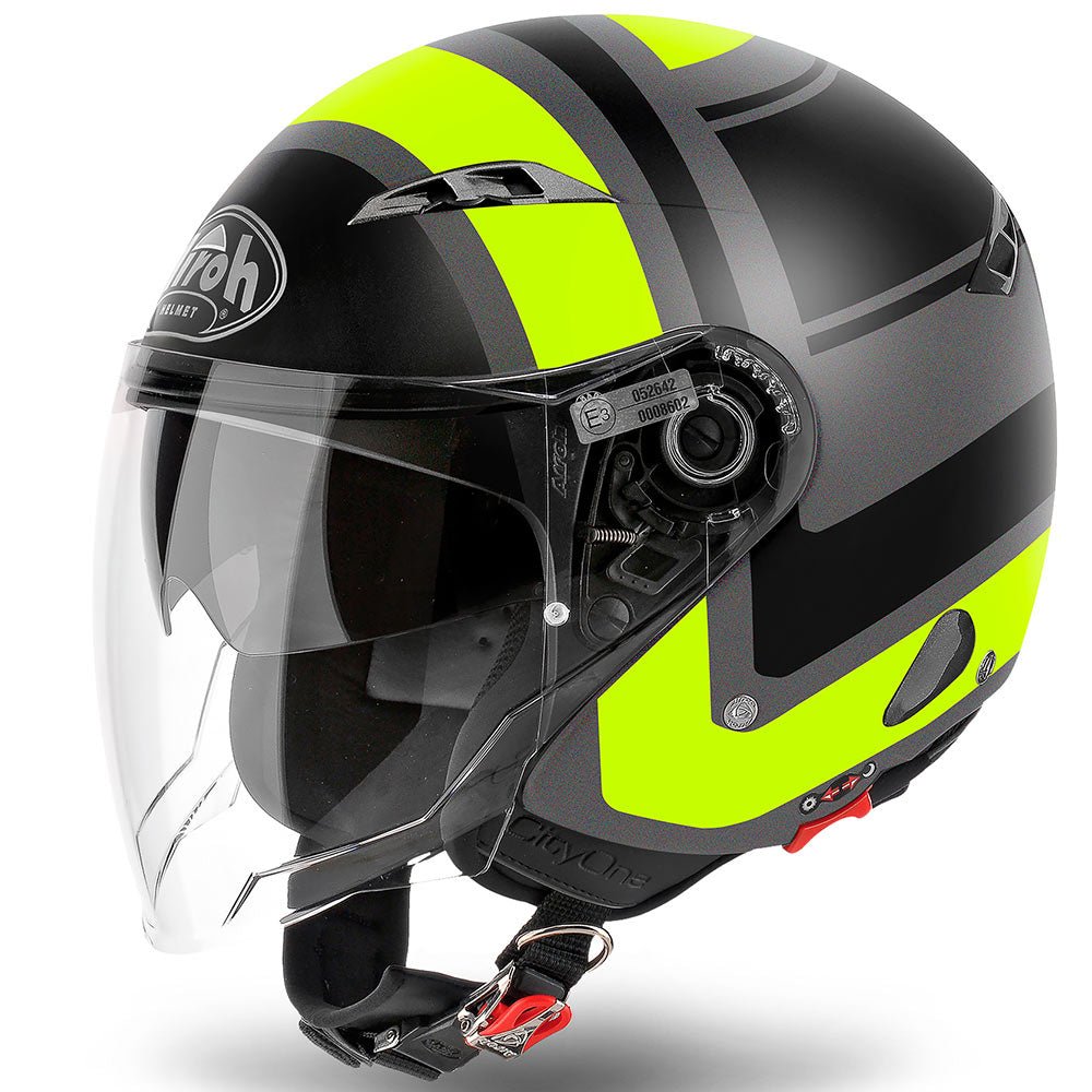 Airoh City One Jet - Wrap Yellow Matt