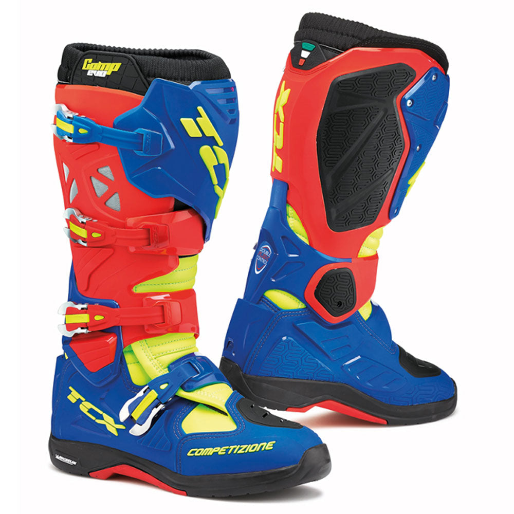 TCX Comp Evo 2 Michelin Red B;ue Yellow
