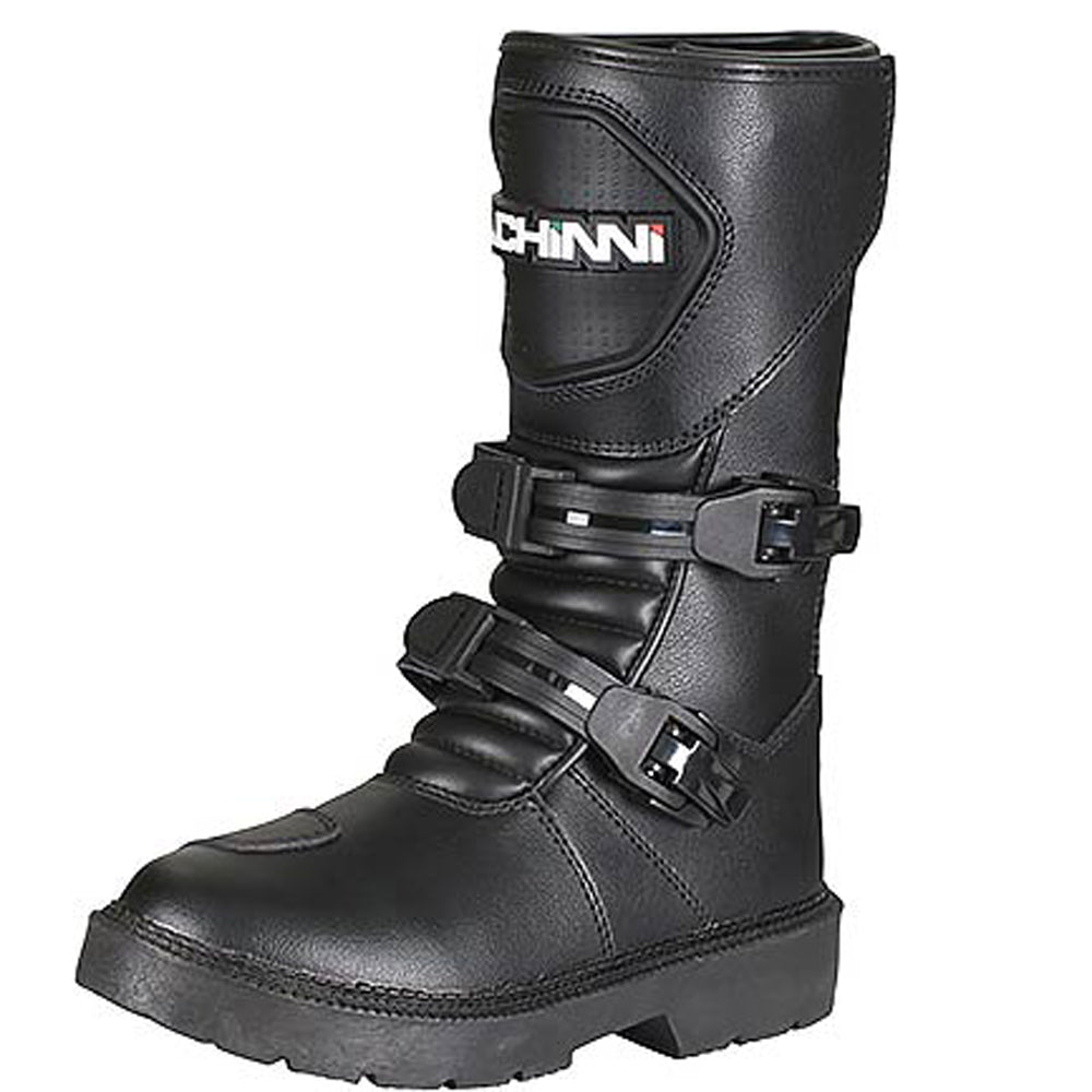 Duchinni Switch Kids Waterproof Motorcycle Boots Black