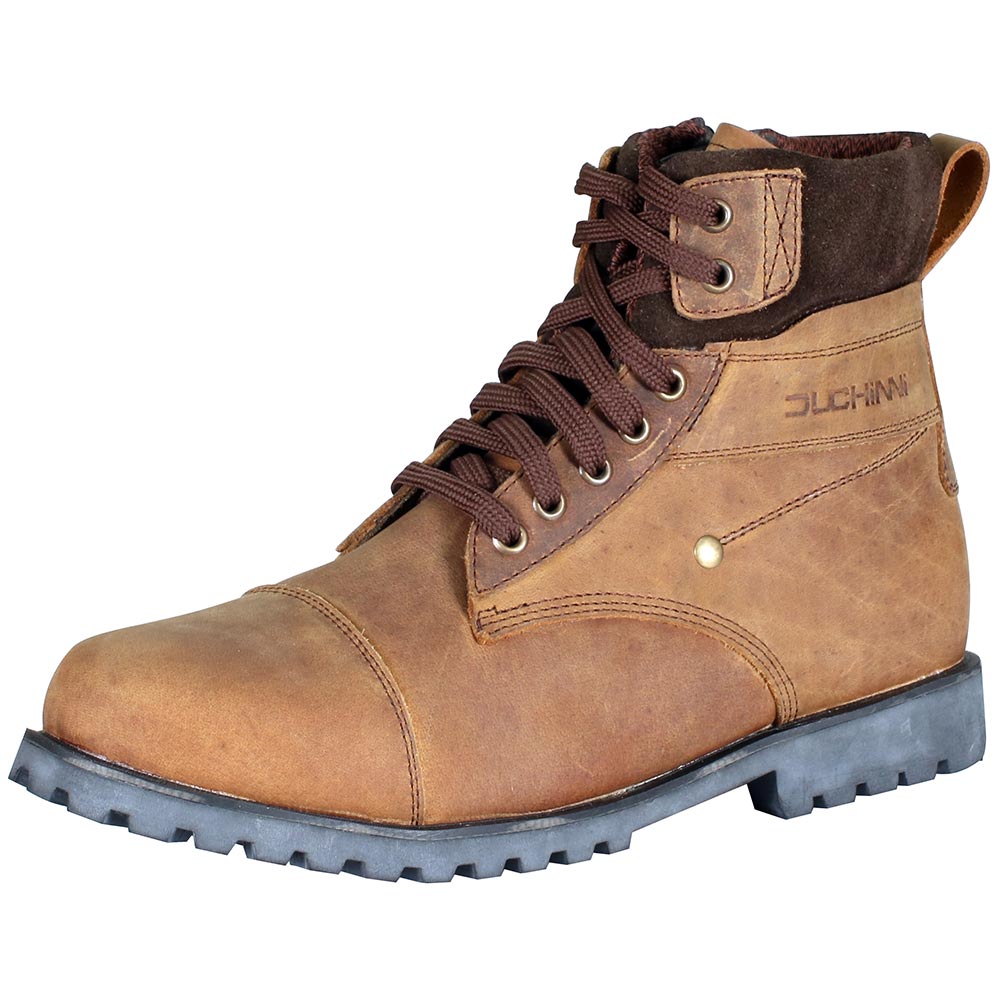 Duchinni Sherwood Brown Waterproof Motorcycle Boots