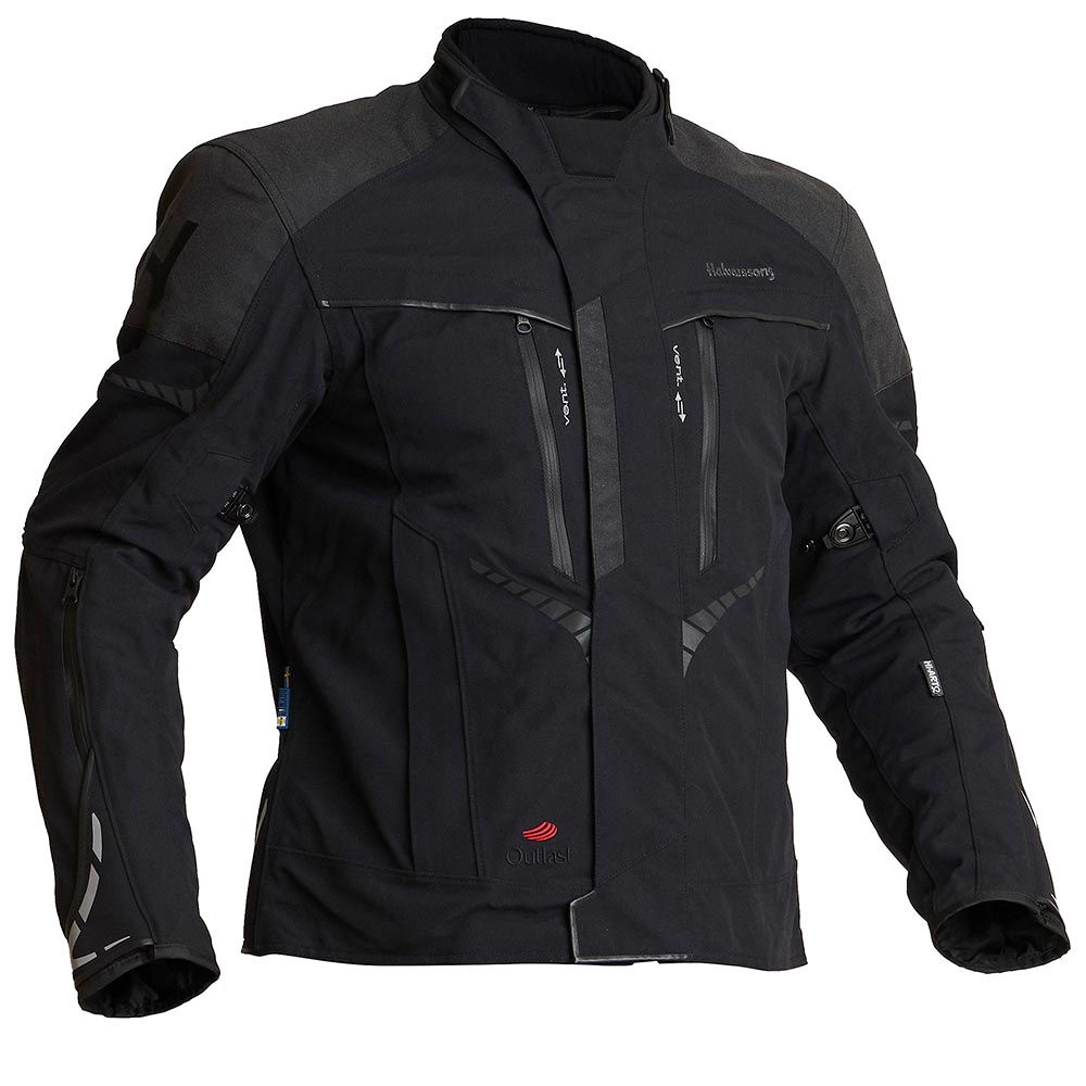 Halvarssons Vansbro Black Laminated Motorcycle Jacket