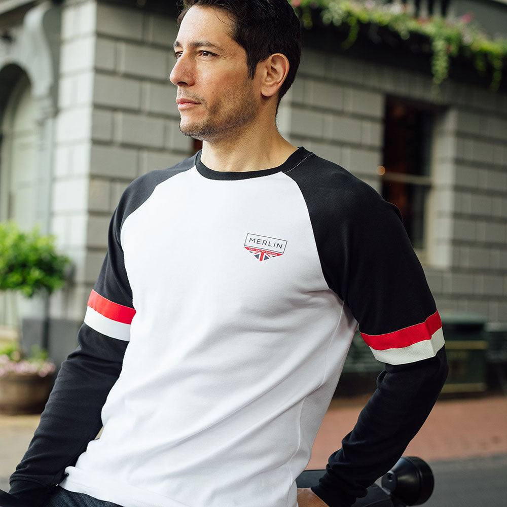 Merlin Lifestyle Durham Tee White Black