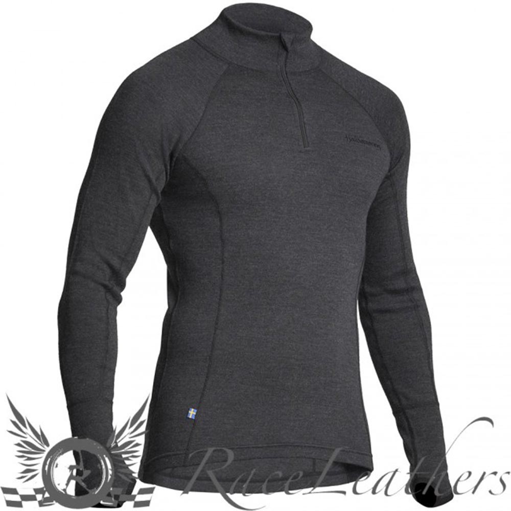 Halvarssons Sweater Polo Wool Graphite