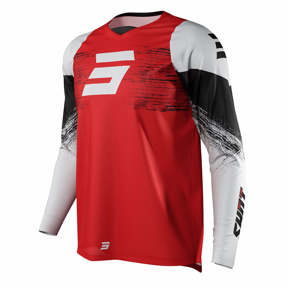Shot 2022 Raw Jersey Burst Red