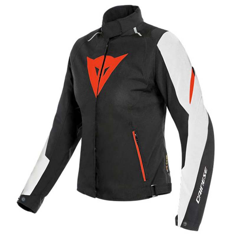 Dainese Laguna Seca 3 Lady D-Dry Jacket Black Lava-Red White