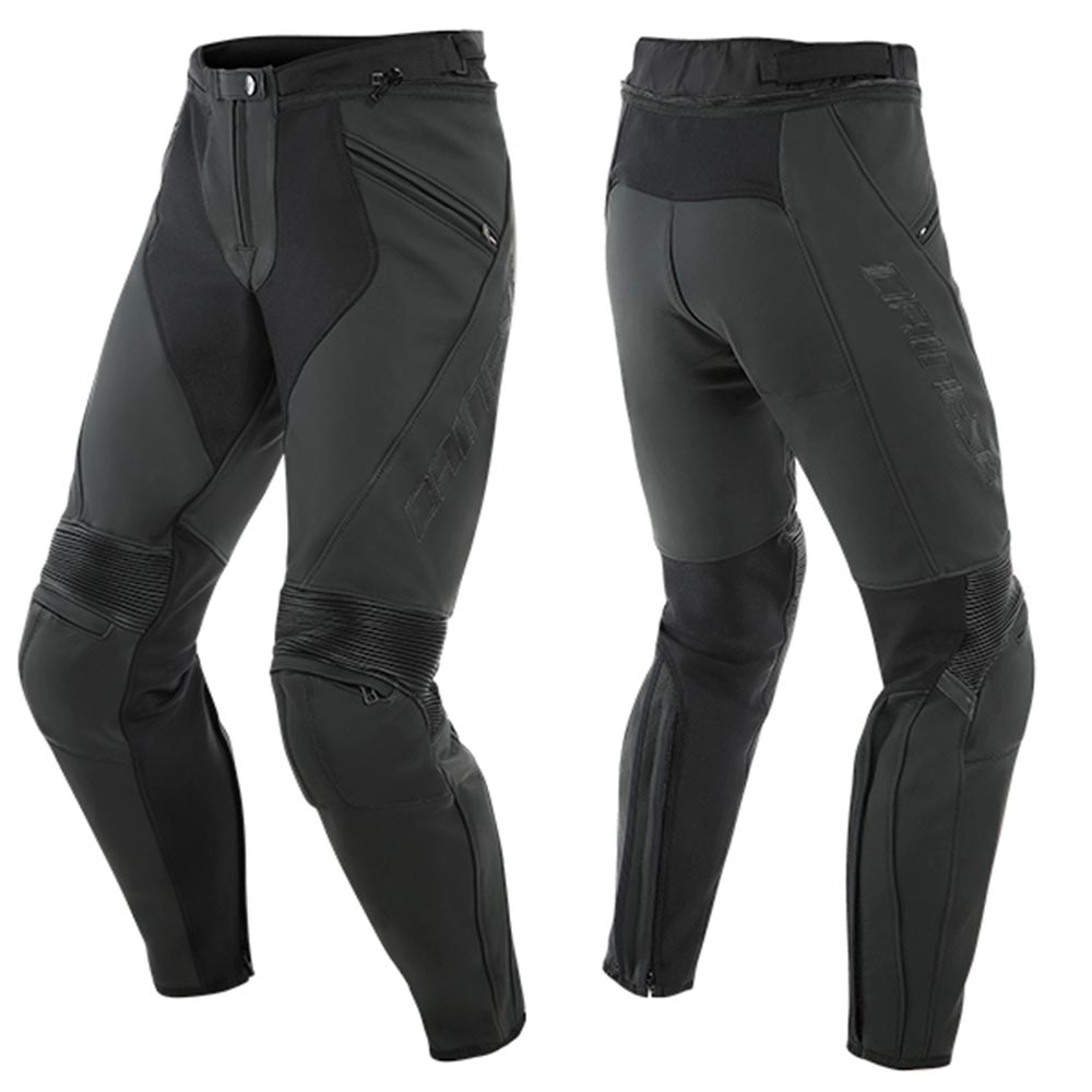 Dainese Pony 3 Leather Pant Short Matt Black