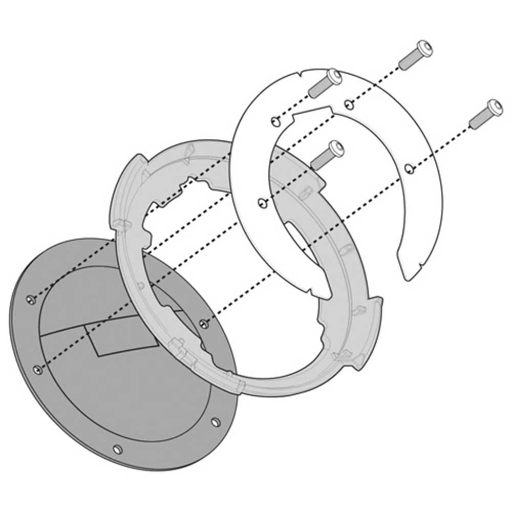 Kappa BF23K Tanklock Flange Specific To Yamaha Motorcycles Listed