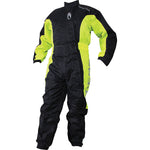 Richa Typhoon Rain Waterproof Motorcycle Overall One Piece Suit Black Fl Yel