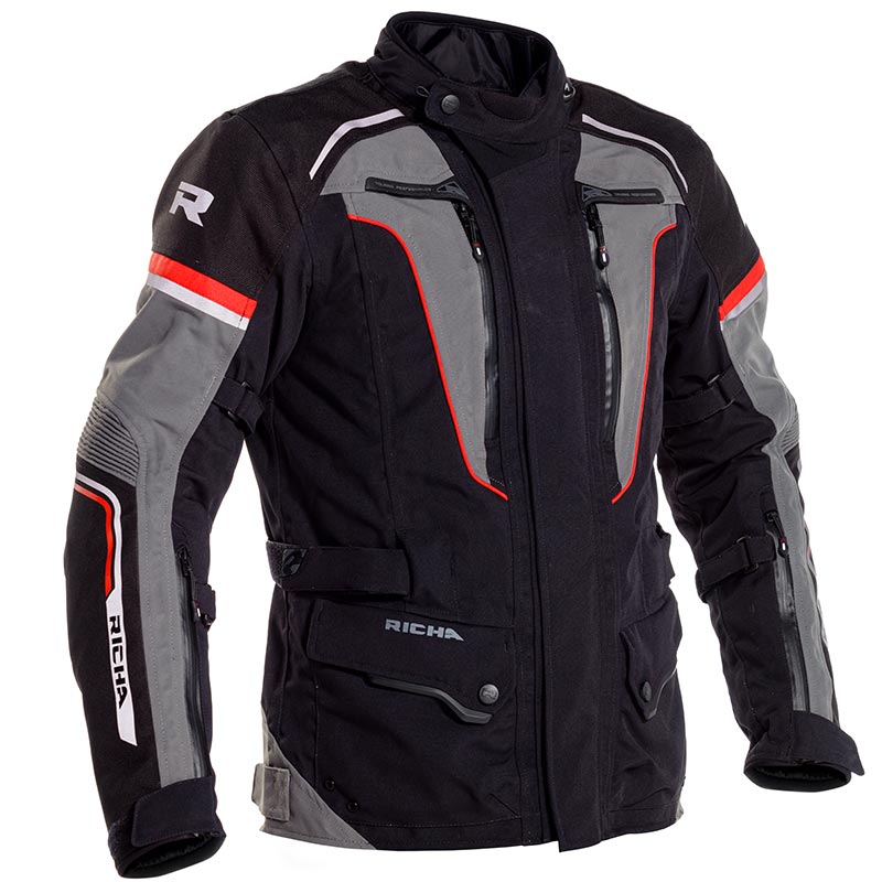 Richa Infinity 2 Pro Jacket Black Grey Red
