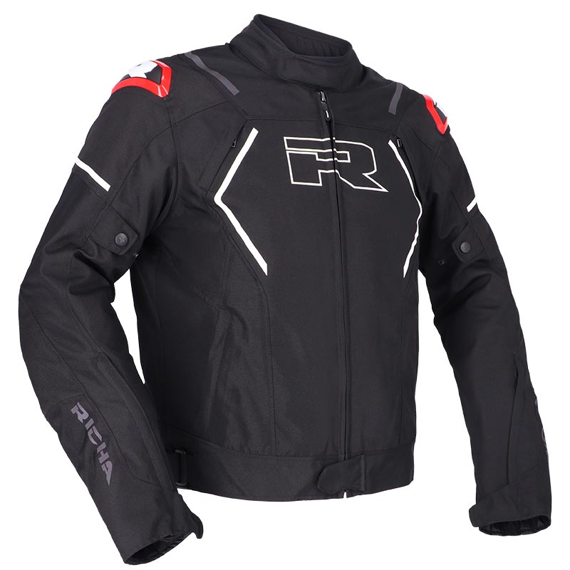Richa Vendetta Black White Red Jacket