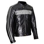 Weise Cabot Leather Jacket Black/Grey